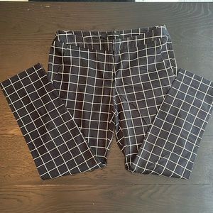 Amanda + Chelsea Black/White block Pants